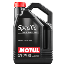 Mootoriõli MOTUL SPECIFIC 506 01 506 00 503 00 0W30 5L | Oiler