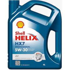 Mootoriõli SHELL HELIX HX7 PROFESSIONAL AV 5W30 4L | Oiler