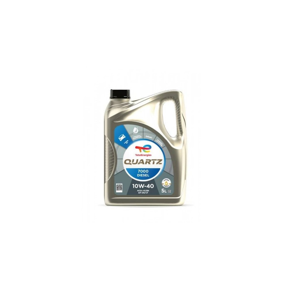 Mootoriõli TOTAL 10W40 QUARTZ 7000 DIESEL 5L