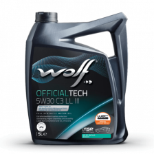 Mootoriõli WOLF OFFICIALTECH 5W30 C3 LL III 5L | Oiler