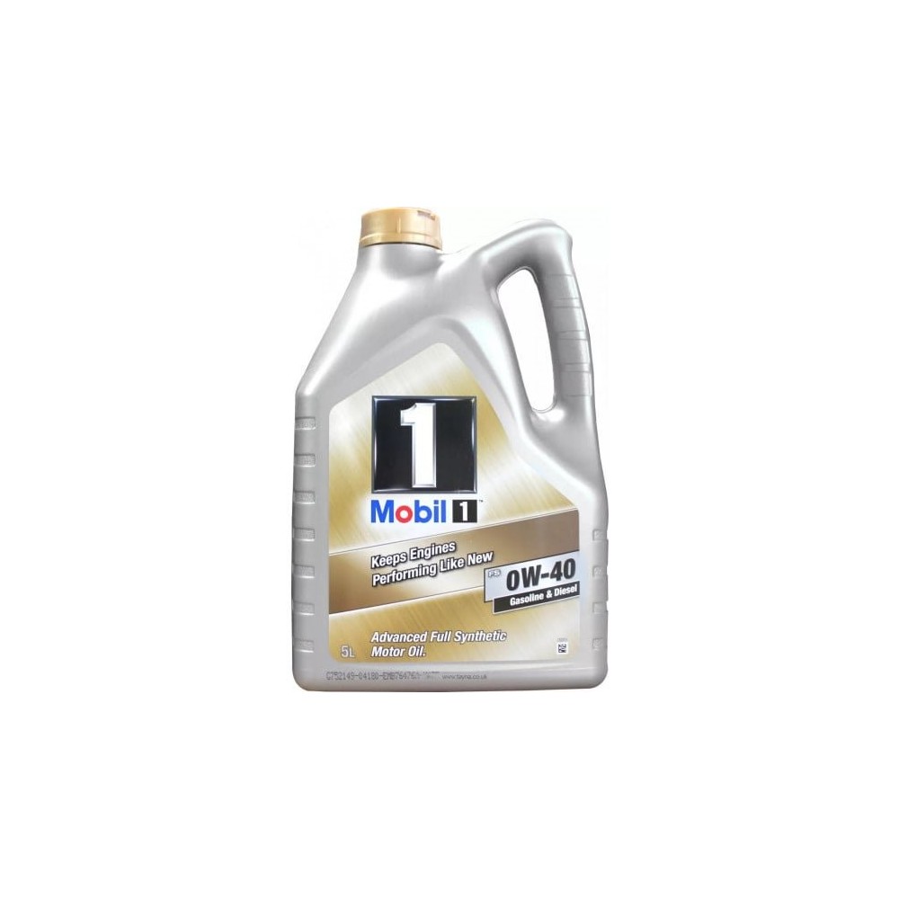 Mootoriõli MOBIL 0W40 MOBIL 1 FS 5L