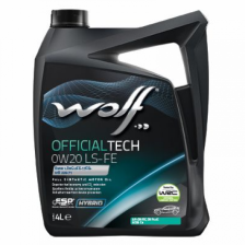 Mootoriõli WOLF OFFICIALTECH 0W20 LS-FE 4L | Oiler