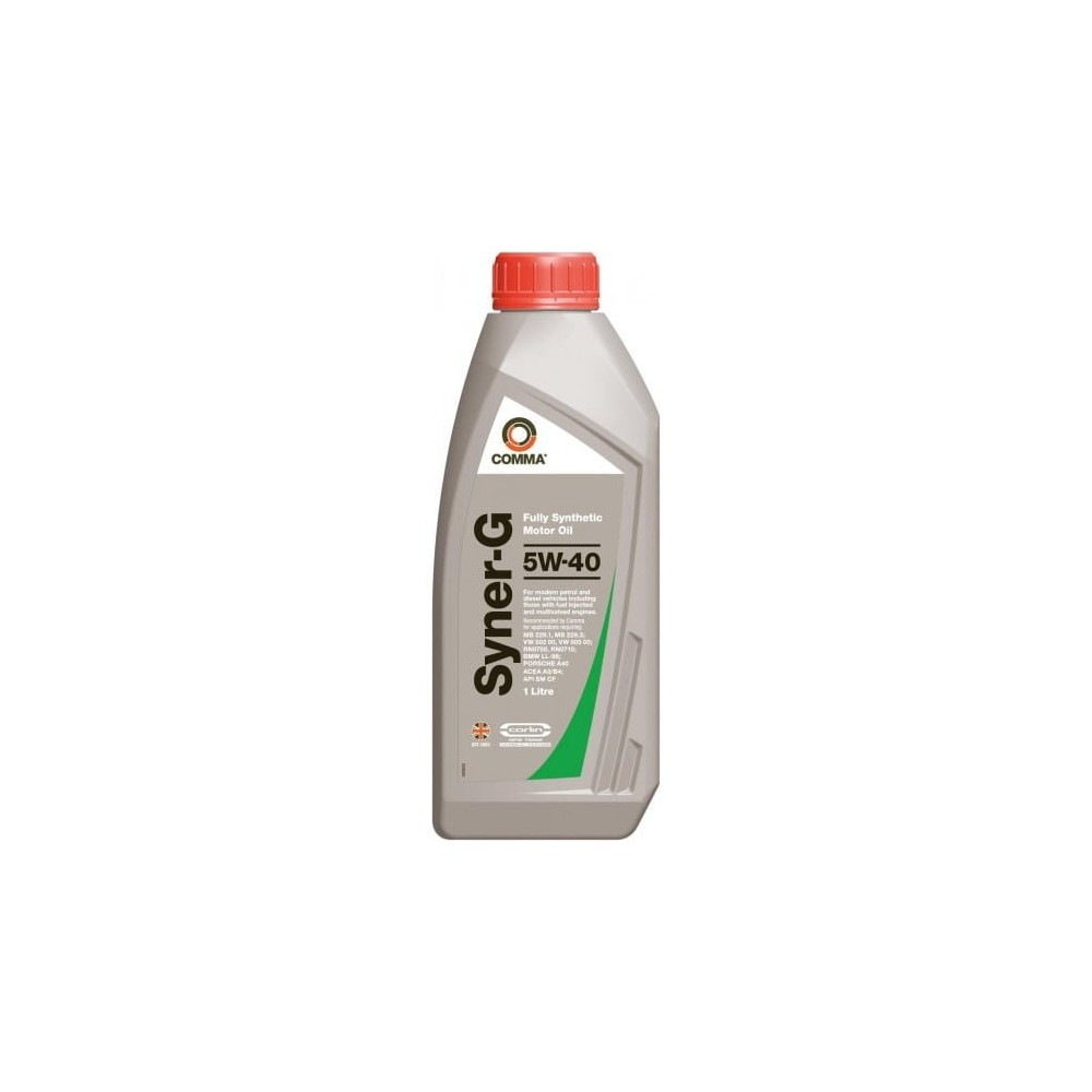 Mootoriõli COMMA SYNER-G 5W40 1L