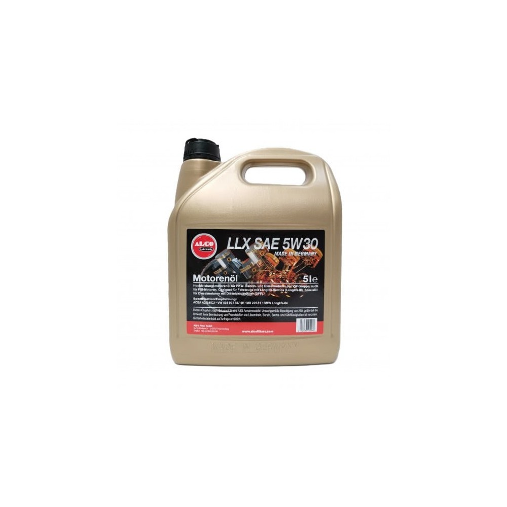 Mootoriõli ALCO FILTER LLX 5W30 5L