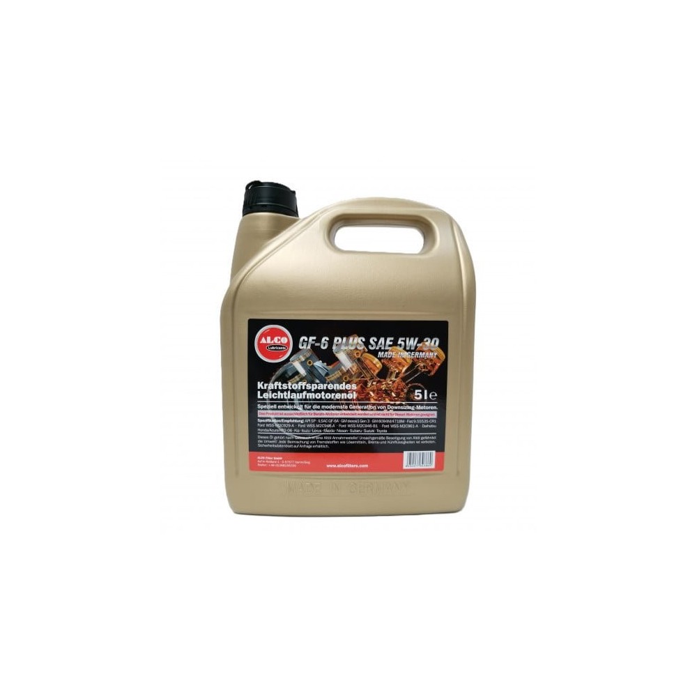 Mootoriõli ALCO FILTER GF-6 PLUS SAE 5W30 5L