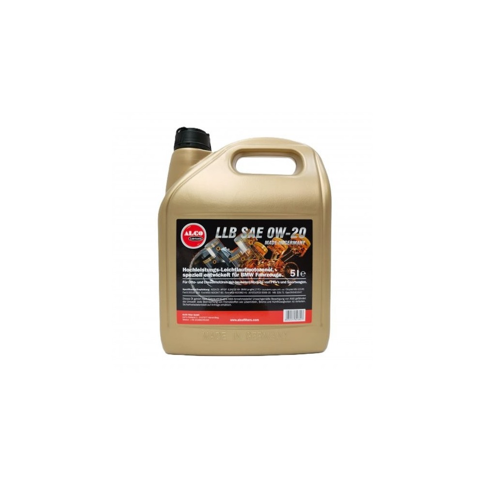 Mootoriõli ALCO FILTER LLB SAE 0W20 C5 5L