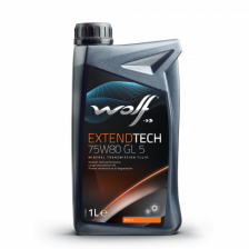 Käigukastiõli WOLF EXTENDTECH 75W80 GL 5 1L