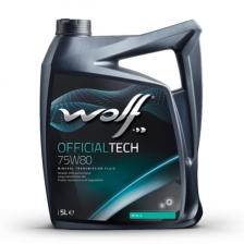Käigukastiõli WOLF OFFICIALTECH 75W80 5L