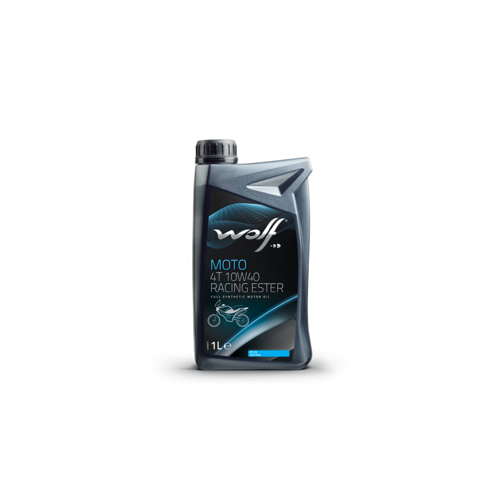 Mootoriõli WOLF MOTO 10W40 4T RACING ESTER 1L