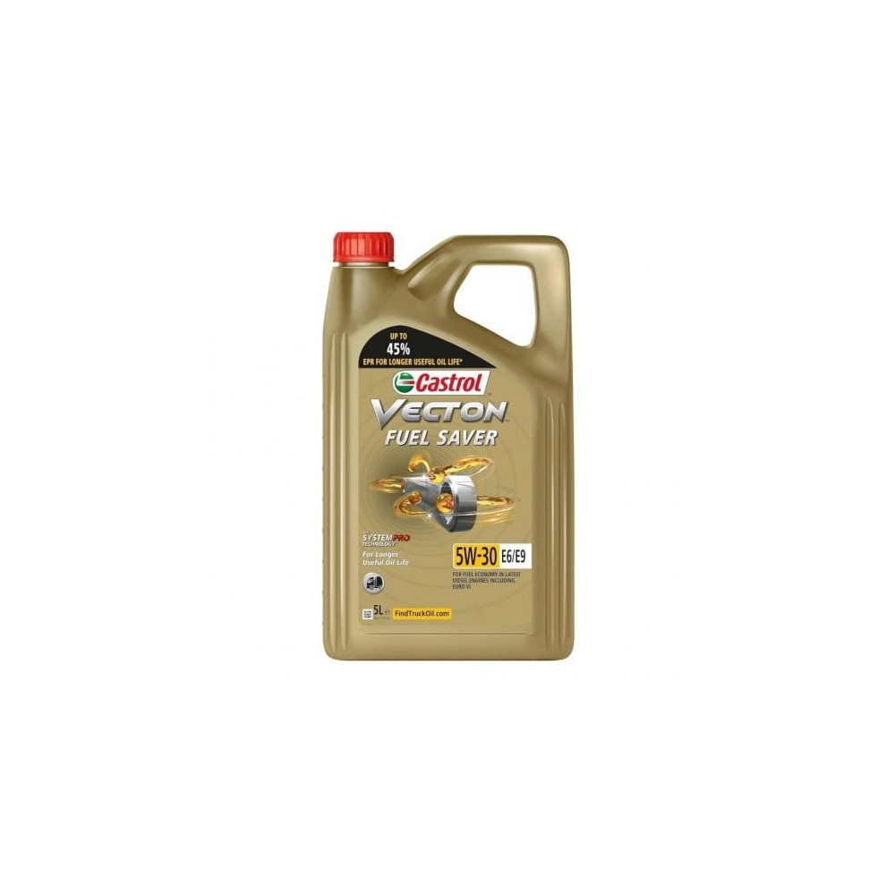 Mootoriõli CASTROL 5W30 VECTON FUEL SAVER E6 E9 5L