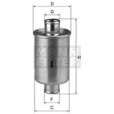Hüdraulikafilter, automaatkäigukast MANN-FILTER W 76/1