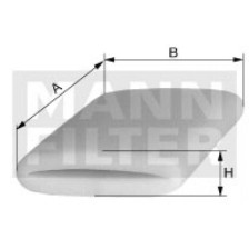 Filter, karteri ventilatsioonisüsteem MANN-FILTER CS 51