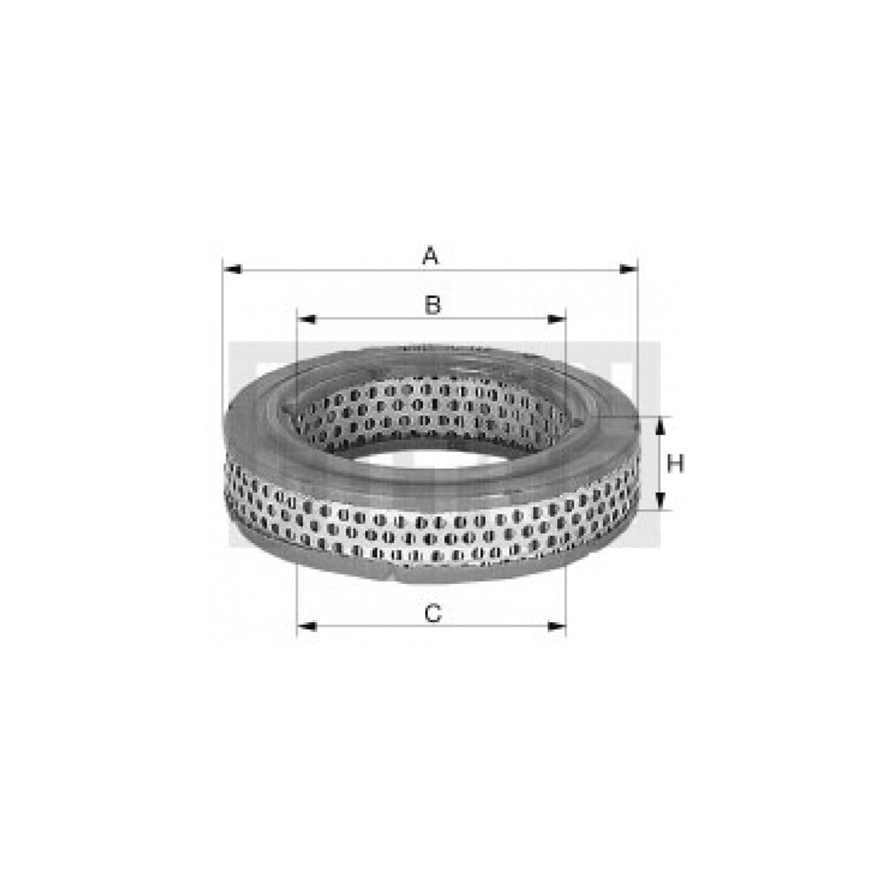 Õhufilter MANN-FILTER C 3576