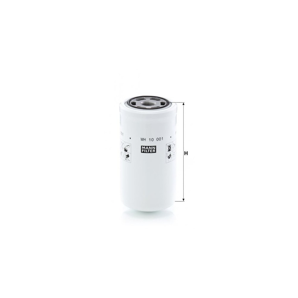 Hüdraulikafilter, automaatkäigukast MANN-FILTER WH 10 001