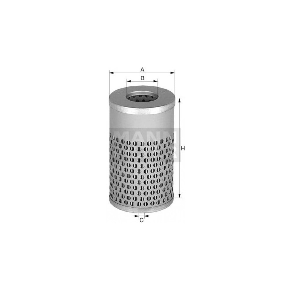 Filtrs, hidropacēlāja sistēma MANN-FILTER H 617 n