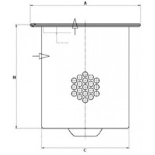Filtrs, Saspiestā gaisa aprīkojums MANN-FILTER LE 24 003 x