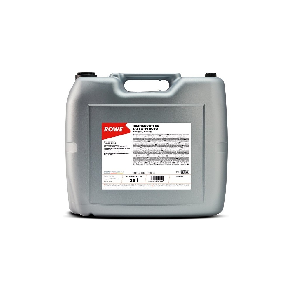 Engine oil ROWE 5W30 HIGHTEC SYNT RS HC-FO 20L