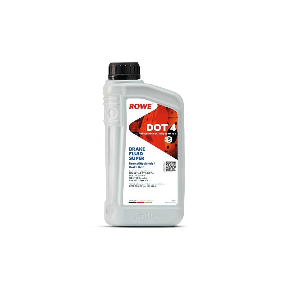 Brake fluid ROWE HIGHTEC BRAKE FLUID SUPER DOT 4 1L