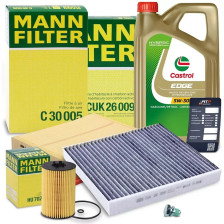 MANN INSPECTION PACKAGE FOR AUDI A3 Q3 SEAT SKODA VW GOLF 7 TOURAN 1.6 2.0 TDI - 2