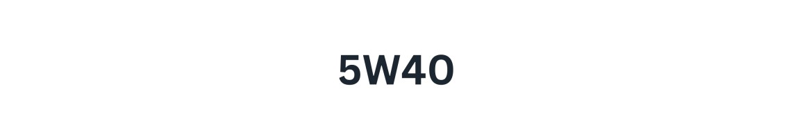 5W-40 mootoriõli veebist | Tugev kaitse mootorile
