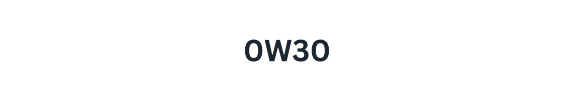 0W-30 mootoriõli veebist | Sobib külma kliimaga